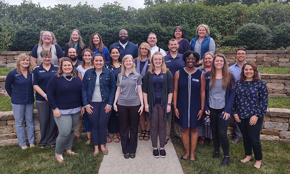 A group photo of all Student Affairs staff.